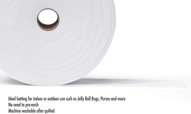 Zipcase On-A-Roll Upholstery Needle-Punched Cotton Batting for Jelly Roll Rugs, Purses, 2-1/4 inches by 50 Yards - Image 4